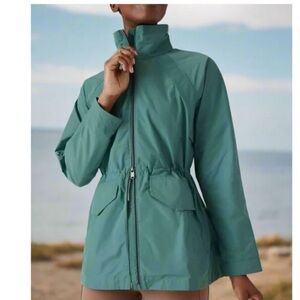 NWOT Athleta Teal/Sea Green Utility/Rain Jacket